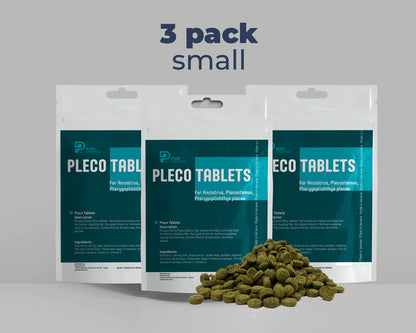 PlecoCeramics ® 異型完整食物飼料 3x100g 免運